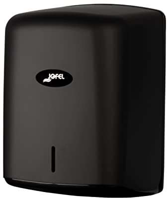 Jofel AG47600-MT Papierspender Docht Smart (Box) ABS, mattschwarz, matt schwarz