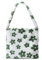 KALIDI Plüsch Handtasche mit Reißverschluss Niedlich Flauschige Crossbody Bag Damen Schultertasche für Uni Mädchen, Grüne Blumen