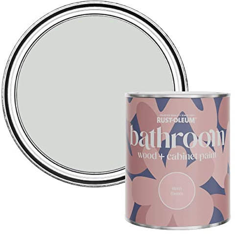 Rust-Oleum Grey Moisture Resistant Bathroom Wood and Cabinet Paint in Matt Finish - WINTER GREY 750ML