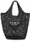 POOOPSSD New Woven Bag, Straw Mesh Tote Bag, Beach, Shoulder Bag, Hobo Women, Foldable Large Capacity, for Holiday, Picnic and Party. (black)