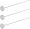 Lot de 3 thermomètres à compost de 50 cm en acier inoxydable de qualité alimentaire avec sonde de mesure