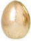 ETC dekoratives frühlingshaftes Deko-Ei Oster-Ei Keramik gold matt-glänzend in verschiedenen Größen (1 x klein)