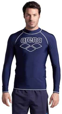 Arena Herren Men's Arena Rash Vest L/S Graphic Shirt (1er Pack)