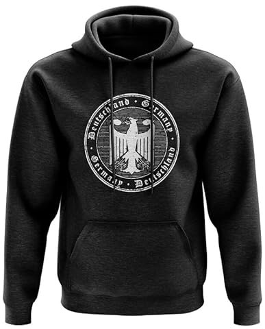 Quarter Mile Clothing Deutschland Deutscher Adler Bundeswehr Patriot Herren Kapuzenpullover