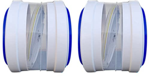 TsoLay Lot de 2 clapets anti-retour pour hottes aspirantes de cuisine pour tuyaux de 150/160/180 mm avec double face anti-odeurs - Système de ventilation - C
