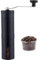 A2ZWORLD Molinillo de café manual profesional de acero inoxidable con tamaño de molienda ajustable, molinillo de café para espresso, moka y prensa francesa, apto para el hogar, negro, AB706205