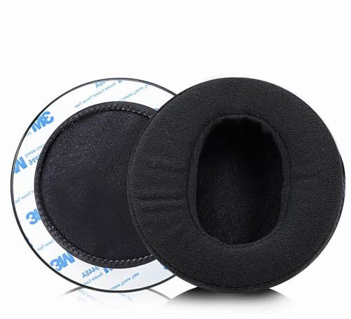 Ersatz-Ohrpolster für LCD-2, Protein-Leder, kompatibel mit Audeze LCD-2 Classic LCD-3 LCD-4 LCD-4Z LCD-X LCD-XC LCD-MX4 LCD4Z LCDXC LCD4Z LCDXC MX4 Kopfhörer (Velour/Schwarz)