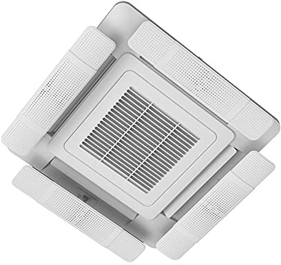 WOTZOV Windabweiser für zentrale Klimaanlage, einziehbarer und Verstellbarer Windabweiser, umweltfreundliches Kunststoffmaterial (4er-Pack) (4er-Pack)