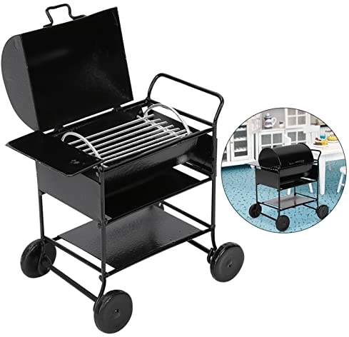 Mini Adorno De Parrilla De Barbacoa De Casa De Muñecas, Modelo De Horno De Parrilla De Barbacoa En Miniatura, Cocina De Casa De Muñecas También, para Playmate De Casa De Muñecas,