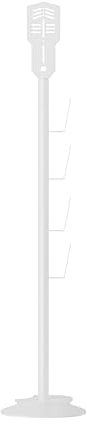PureMounts Supporto per aspirapolvere universale compatibile con Dyson, Philips, Samsung, Bosch, Miele, Anyson, Xiaomi, supporto per pavimento, supporto per accessori, bianco