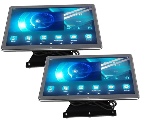 Moniteur D'appui-tête TV de Voiture 12 Pouces, écran Tactile HD 2160 X 1440 pour 11 avec Entrée WiFi AV, Prend en Charge Airplay, Miracast, écran Miroir de Téléphone (2+32G)