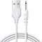 AYMBH USB DC Charging Cable 2.5mm, 102cm Fast Charging Replacement Cord, Durable Power Cable for Multiple Devices, USB 2.0 to DC 5V Connector, Portable 40-Inch Charger, White