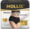 MOLLIS Culottes Menstruelles Jetables Règles Femme Postpartum Maternité Sous-vêtements Anti-Fuites Flux Abondant Noir Taille XXL 16 Unités