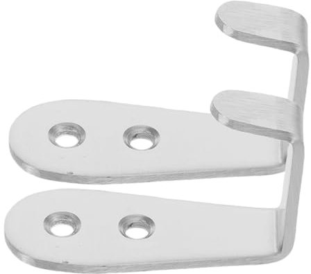 VILLCASE 2pezzi Ganci Per Scale in Acciaio Inox Per Letti Staffe Stabilizzatrici Per Scale Accessori Ferramenta Per Sostituzione Pesanti