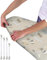Ironing Board Cover - Universal Fit - 120 x 40cm + 4 pack Ironing Board Fitting Clips (Beige Socks)