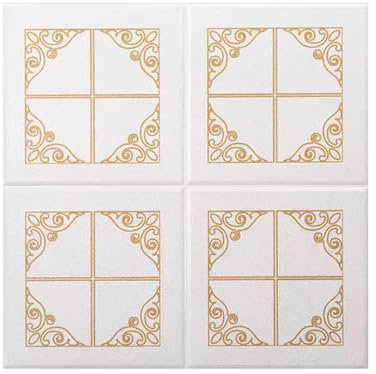 HSIRYAOHD Deckenfliesen, 35 x 35 cm, 70 x 70 cm, Deckenverkleidung, DIY-Klemmleiste, stabile PVC-Tapete für TV-Hintergrund, Wandoberfläche, extra dicke Platte, 70 x