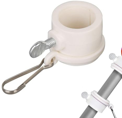 Verschleißfestes Befestigungsclips Für Fahnen, Drehbare Clips Für Fahnenmasten - 2 Stück Anti-Wrap-Flaggenmast-Ersatzteile | 360 ° Drehbare Flaggenclips Schwenker Pole Clip Für Flaggenteile