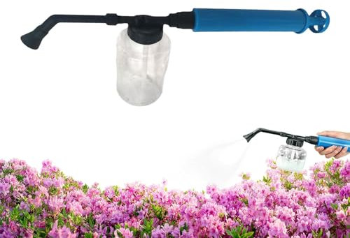 Tuxuseo Atomizador de tierra de | Equipo ligero de polvo de jardín para polvo | Diatomizador de tierra de con bomba de aire comprimido para invernaderos interiores y exteriores