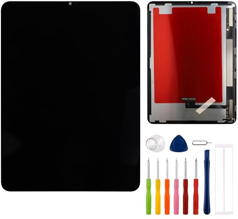 E-yiiviil LCD-Digitalanzeige, kompatibel mit iPad Pro 11 3. Generation (2021) 4. Generation (2022), A2377, A2459, A2301, A2759, A2761, A2762, 11 Zoll (27,9 cm), LCD-Display, Touchscreen, Montage mit