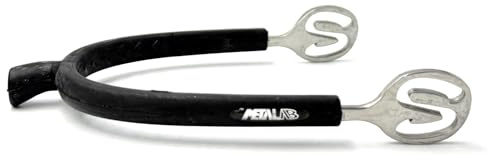 ES1095 METALAB ErgoSpur Soft Prince of Wales Reitsporen Gummi, L 25 mm | Equine Smile, Spur Sporen zum Reiten Edelstahl hochwertiger Damen Herren Reitsport Zubehör Boot Spurs