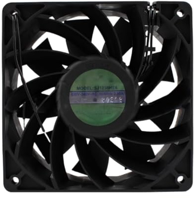 SJ1238HE6 AC100-240V 0.5A 120MM Fan -12CM 12038 2-Wire Cooling Fan