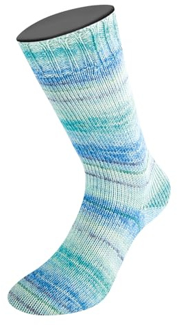 LANA GROSSA Meilenweit Merino Extrafine Cremoso | Extrafeine Merino-Wolle, waschmaschinenfest | Handstrickgarn aus 75% Schurwolle & 20% Polyamid | 100g Wolle zum Stricken & Häkeln | 420m FB 4124