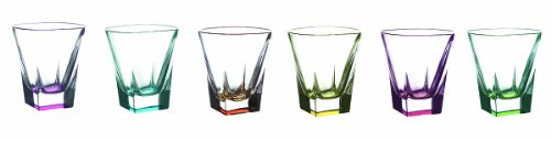Fusion Kristall Multicolor Schnapsglas Set