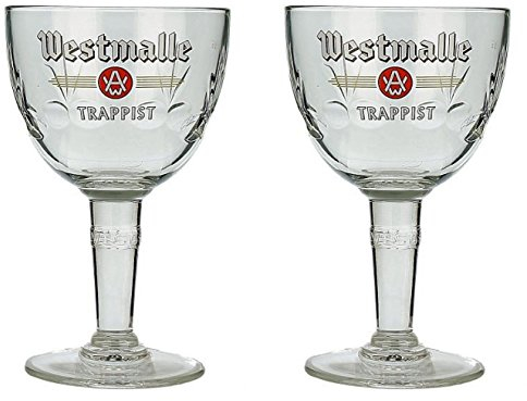 Westmalle belgische Biergläser, Trappist, 2 Stück