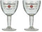 Westmalle - Verre à bière officiel Trappist - Set de 2 verres - Volume de 33cl - Parfait pour boire Westmalle Double ou Triple - Magnifique partenaire de brassage - Top qualité