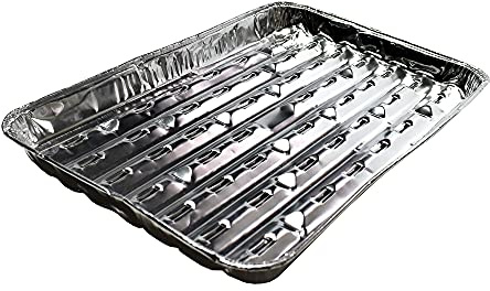 Cook’in Garden – Set aus 5 Aluminiumplatten, 34 × 24 cm, hitzebeständig, schnelle und gleichmäßige Garung, ideal für Grill und Plancha, praktisches Zubehör für die Außenküche