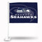 Rico Industries NFL Seattle Seahawks Sekundärflagge, doppelseitig, doppelseitig, 40,6 x 48,3 cm – starke Stange, die an Auto/LKW/Auto befestigt wird