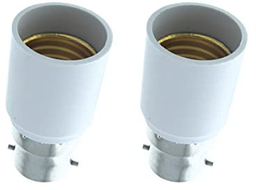 2 Pezzi Convertitore Adattatore Portalampada Per Lampada Led Attacco Da B22 A E27