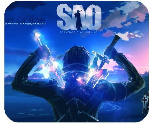 Anime Sword Art Online Personalized Custom Gaming Mousepad Rectangle Mouse Mat / Pad Office Accessory And Gift Design-LL1034