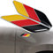 C-FUNN 2 x 3D-Aufkleber mit deutscher Flagge, Embleme, Dekoration für Auto, LKW, Fahrrad, Laptop