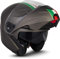 Moto Helmets® F19 „Venice Titan“ · Motorrad-Helm · Klapp-Helm Modular-Helm Flip-up Integral-Helm Motorrad-Helm Roller-Helm Sport · ECE 22.05 Sonnenvisier Schnellverschluss Tasche M (57-58cm)