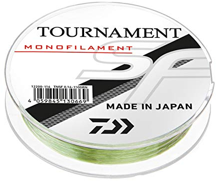 Daiwa Tournament SF Line, Corda. Unisex-Adulti, Verde/Trasparente, 0.18