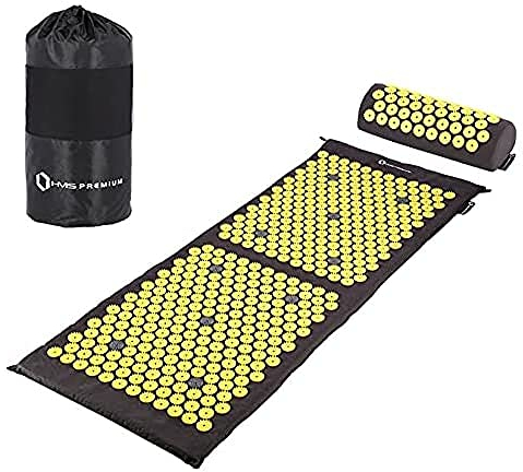 Akupressur-Set, Akupressur-Matte zur wohltuenden Entspannung, Akupressurmatte, Akupressurkissen, Tasche