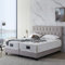 De RUCCI Boxspringbett Modell 211 mit Taschenfederkernmatratze, Bestes Preis-Leistungsverhältnis, DREI Farben und 4 Maße wählbar, einfache Montage (160 x 200 cm, Grau)