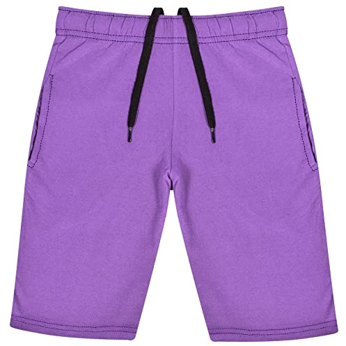 A2Z 4 Kids Girls 100% Cotton Shorts Comfort Stretch Pants - Shorts S08 Lilac 11-12