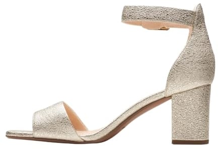 Clarks Womens Deva Mae Pump, Gold, 6.5 UK