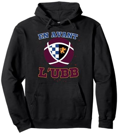 Le rugby dans le sang en avant l'UBB de Bordeaux ! Sweat à Capuche