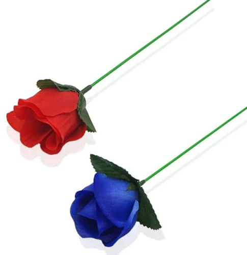 Torch to Rose,Torch to Rrose Magic Trick,Fire Magic Trick Flame Appearing Flower,Magician Props, Illusions Gimmick Props for Girlfriend/Wedding