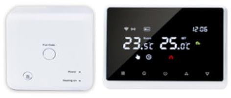 NIEI Tuya Wifi RF Smart Thermostat Switch Temperature Controller for Gas Boiler Water Heating for Alexa Google Home(White)