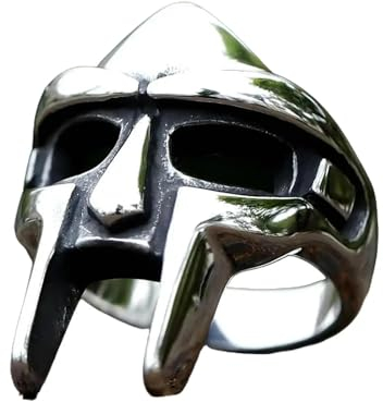 WEAV Klassische Goth Hip Hop Mf Doom Maske Ringe Für Männer Jungen Punk Ägyptischer Pharao Ring Mode Schmuck Geschenk Vintage