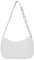 HIOQFR Cord Schultertasche Damen Kleine Umhängetasche Y2k Shoulder Bag Women HandBag Small Aesthetic Tasche Achsel Mini Handtasche Teenager Mädchen Frauen Handtaschen Elegant Unterarmtasche-Weiß