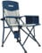 XGEAR Dark Blue Steel Frame with Dark Blue Grey fabric Hard Arm Chair