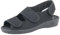 JOMIX Hausschuhe Damen Sommer Senioren Hallux Valgus Schuhe Klettverschluss Rutschfeste Bequeme Gesundheitsschuhe Hausschuhe (Schwarz 39 EU, ES2501)