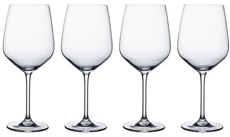 Ravenhead Kings Set of 4 White Wine Glasses 520ml | Elegant 52cl Wine Glass Set for Dining & Entertaining, Durable & Dishwasher Safe