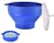 Generic Microwave Popcorn Popper, Foldable Silicone Popcorn Bowl, Blue, LJ8HVPNA0FL66BUL8MDP