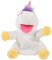 BESTonZON Einhorn Handpuppe Plüsch Handpuppe Einhorn-puppenspielzeug Handpuppen Einhorn Spielzeug Tierisches Handspielzeug Plüschpuppenspielzeug Kinderhandspielzeug Pp Baumwolle Weiß